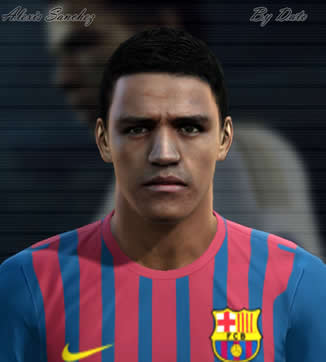 Alexis Sanchez face by Dato