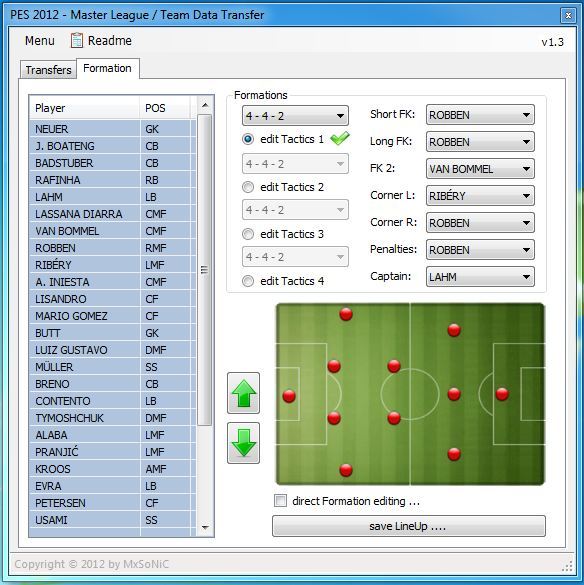 PES 2012 ML Team Data Transfer 1.3 by MxSoNiC