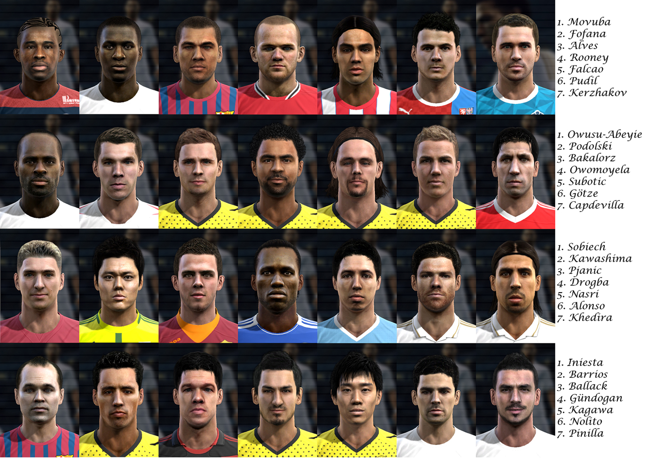 PES 2012 Facepack by sopel86lodz