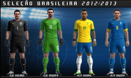 Kit Set Seleção Brasileira 12/13 by Mauricio Christmann