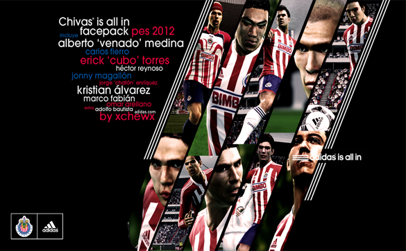 Chivas de Guadalajara Facepack 2012 by xCheWx