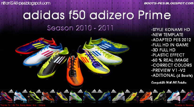 Pack Adidas f50 Adizero Prime Temporada 10-11 Full HD by Nilton1248