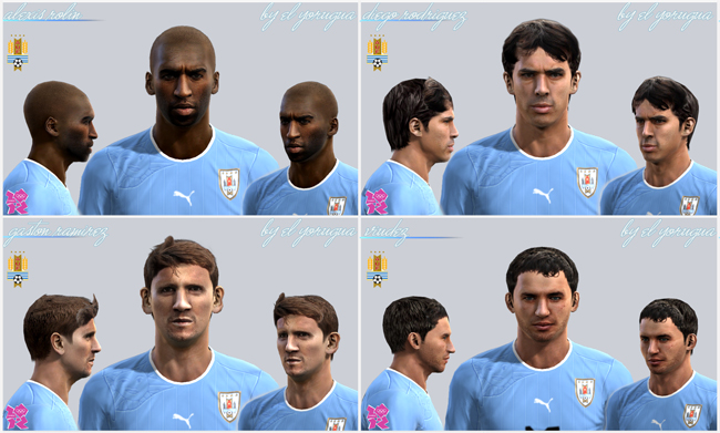 Uruguay U-23 Facepack by el yorugua