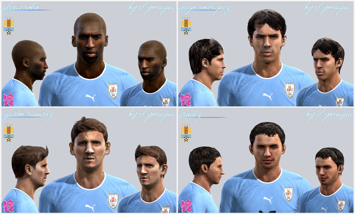 Uruguay Sub-23 Facepack by El Yorugua