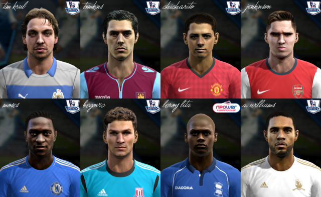 Premier league pack vol.4 Faces by El Yorugua