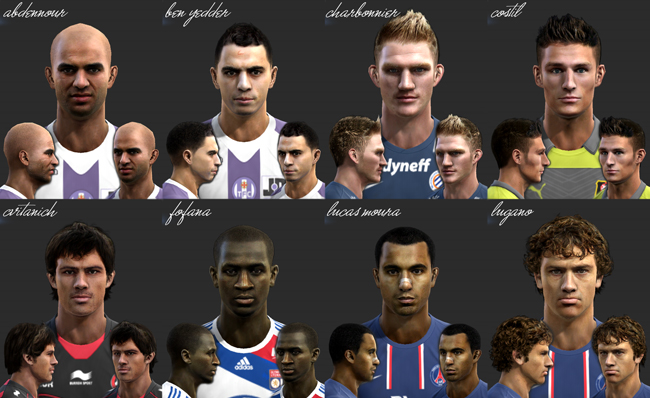 Ligue 1 Face Pack Vol.2 by el yorugua