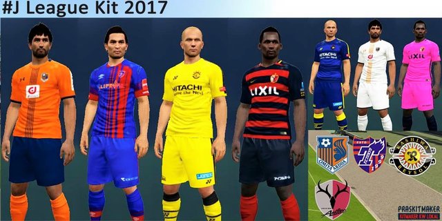 J League Kits 2017 by Praskitmaker