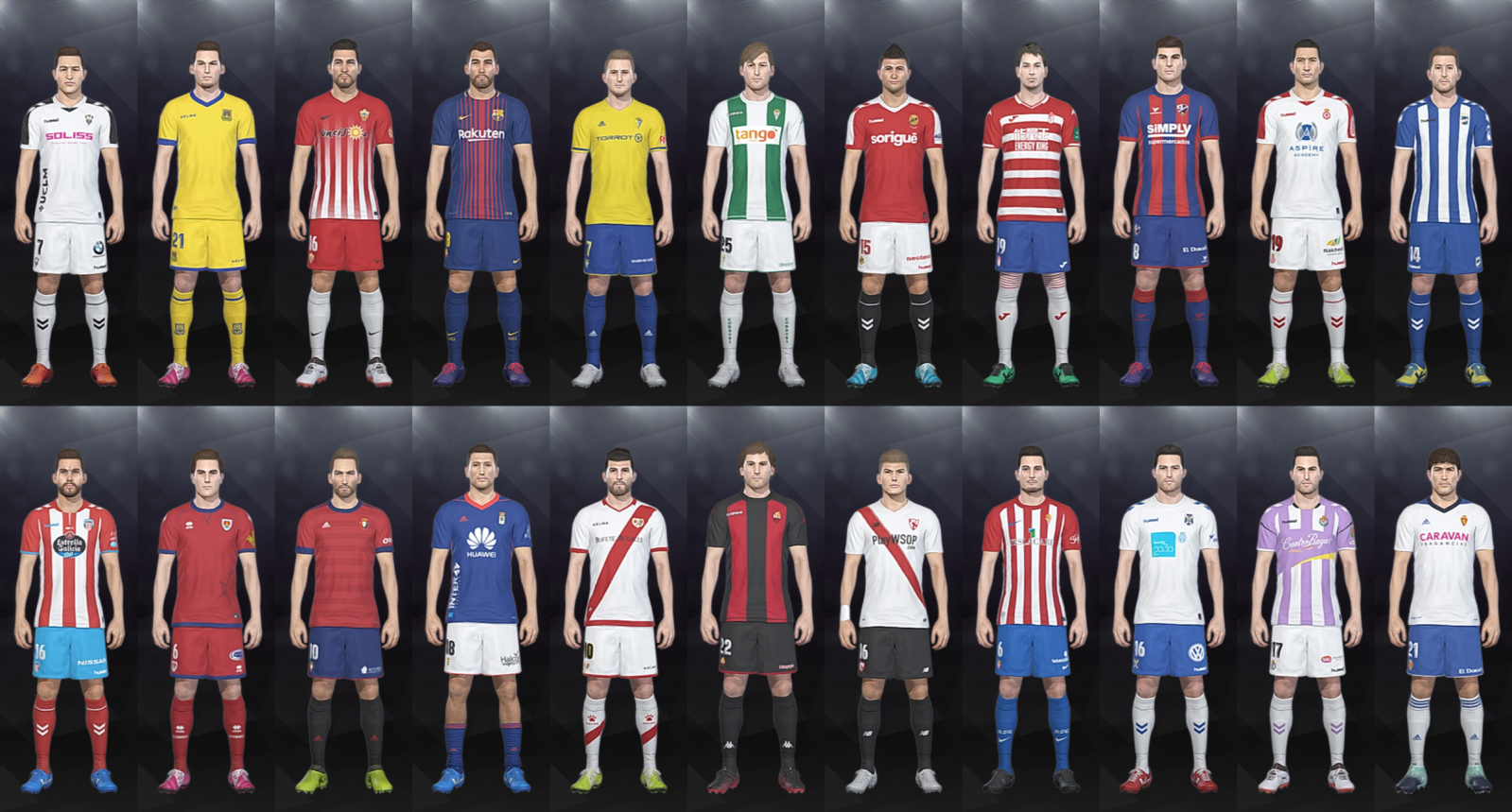 LaLiga 1|2|3 Kits 17-18 (CPK Folder)