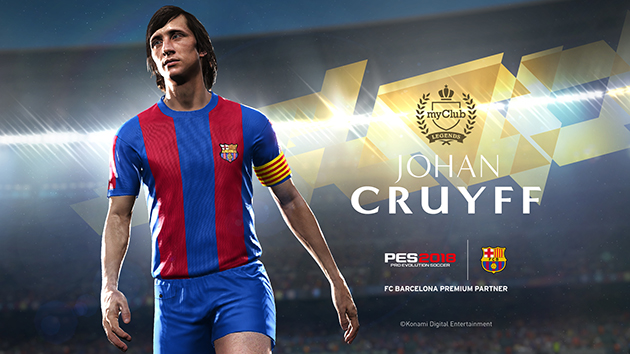 Johan Cruyff ficha por PES 2018