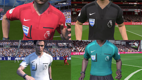 EPL Referee Kits 17/18 by Hendri SimZ