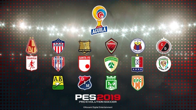 Disponible el OF de la Liga Águila para PES 2019