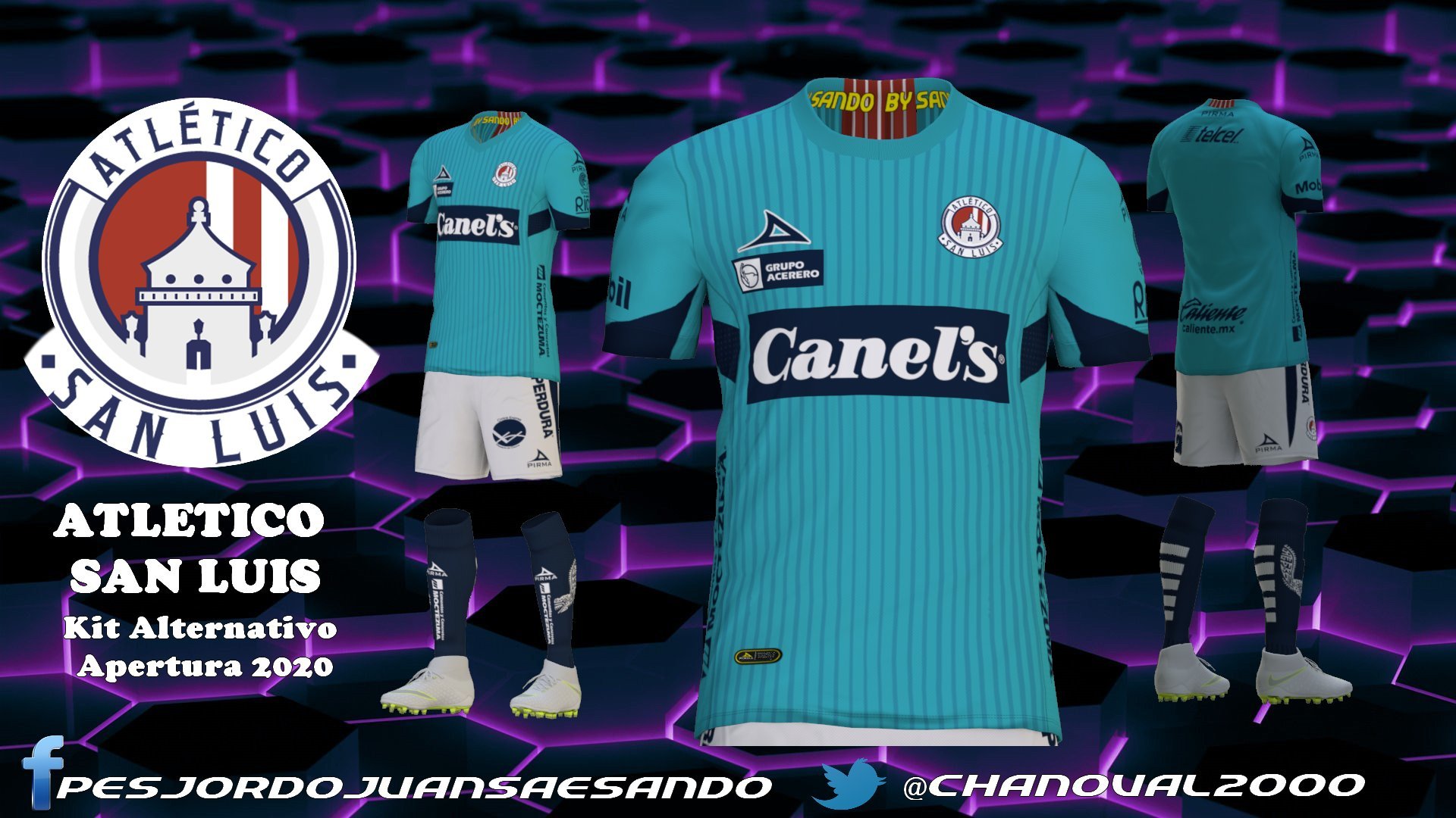 Kit alternativo Atlético San Luis by Sando