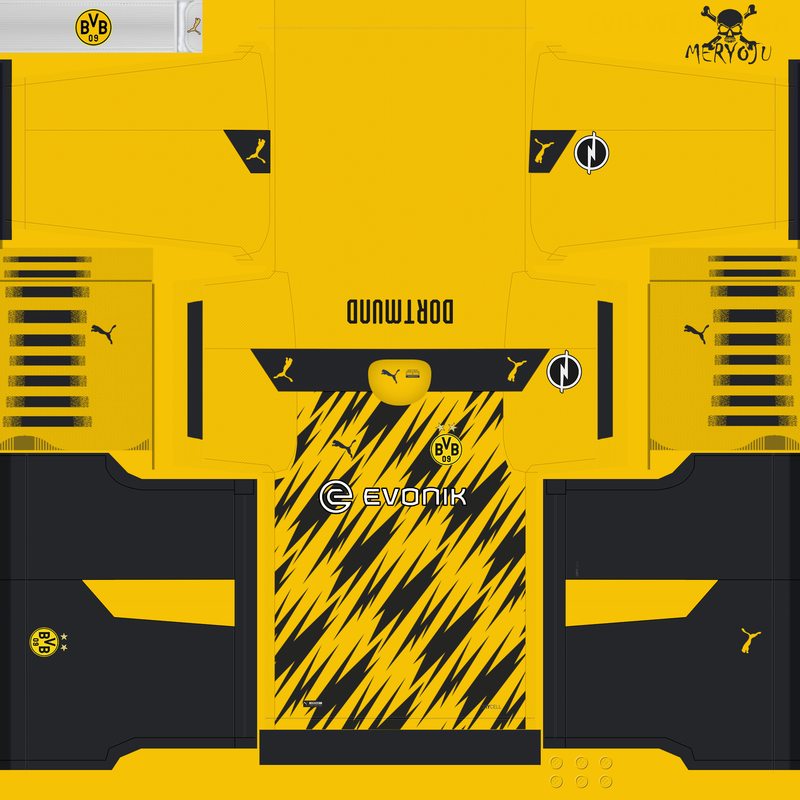 Home kit Borussia Dortmund 2020/2021 by Meryoju