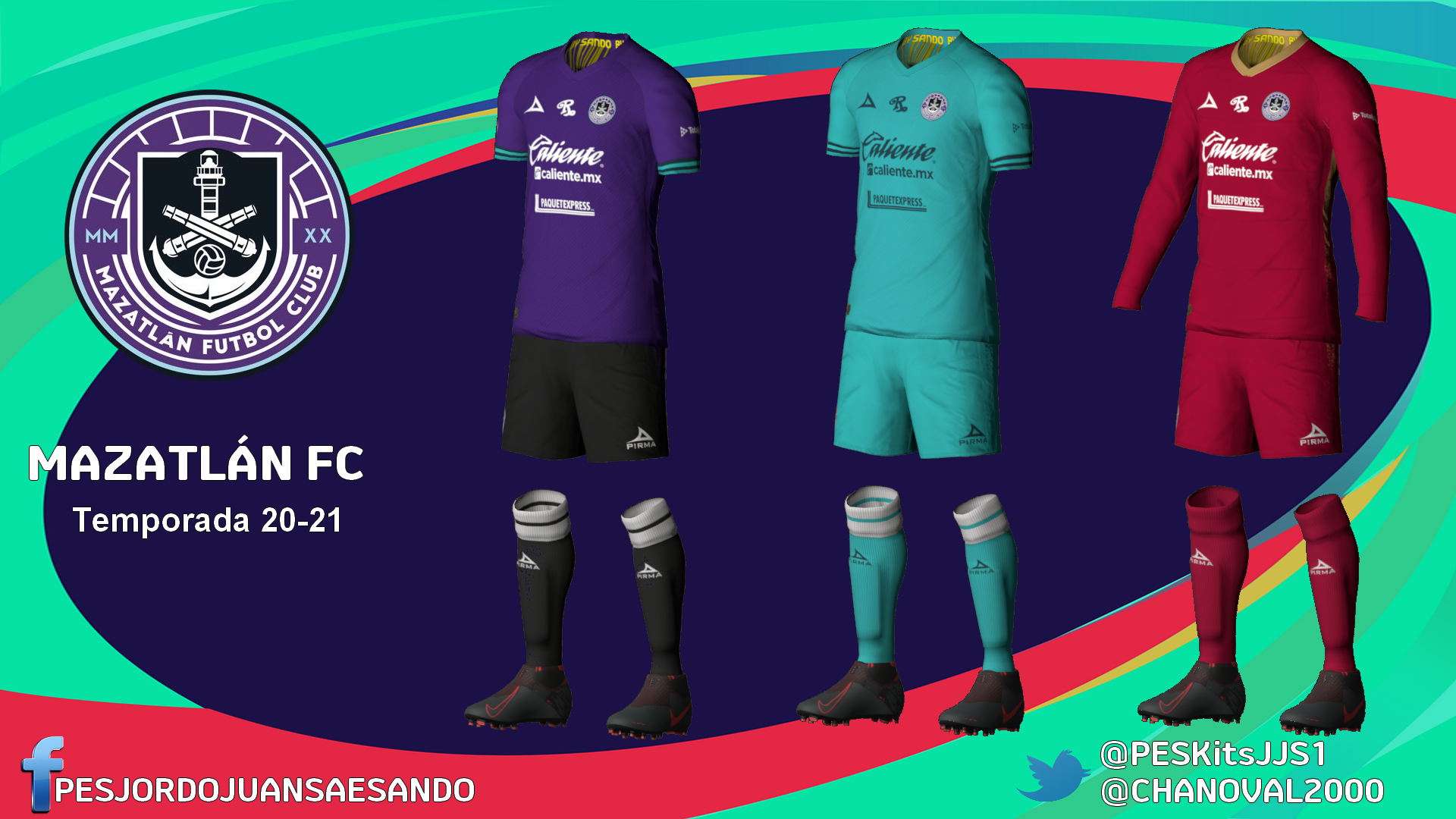Kits Mazatlán 2020/2021 by Sando