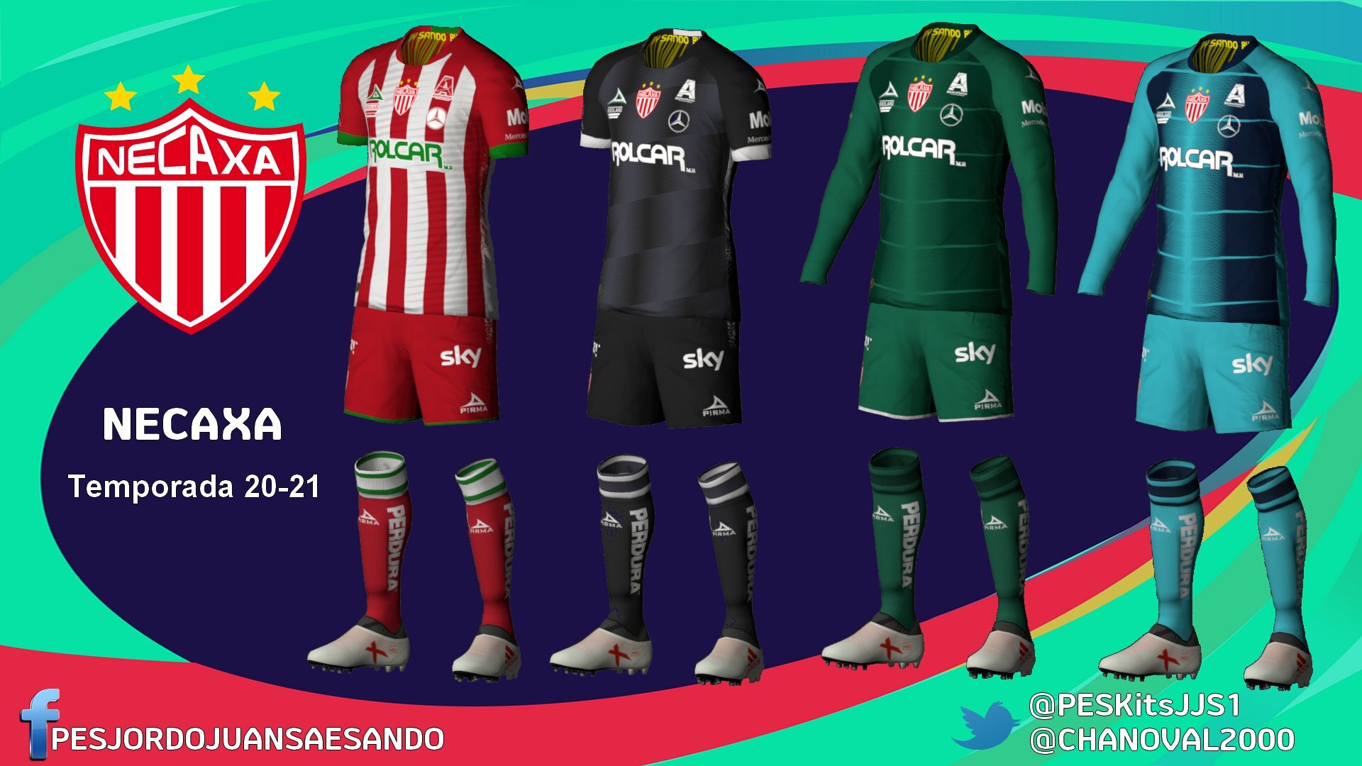 Kits Club Necaxa 2020/2021 by Sando