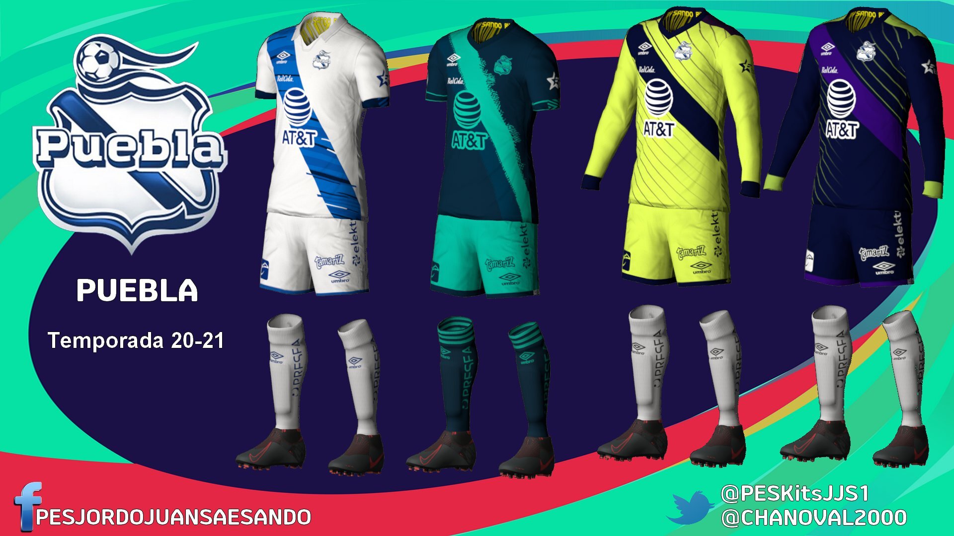 Kits Club Puebla 2020/2021 by Sando