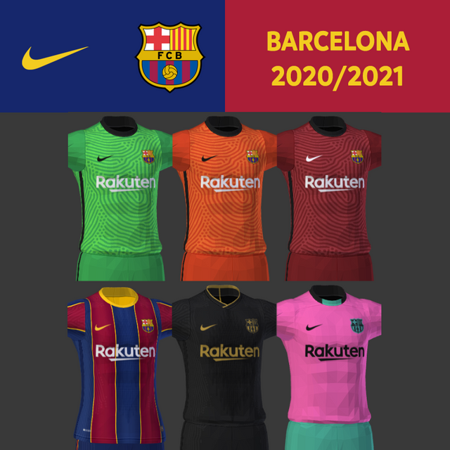 Kits FC Barcelona 20/21 by Darkhero93